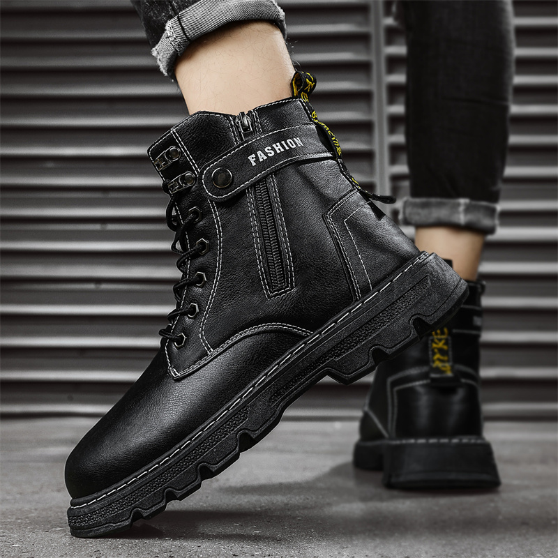 أحذية رجالية عصرية، أحذية أمني - مراجعة Mens Fashion Combat Boots وسعره