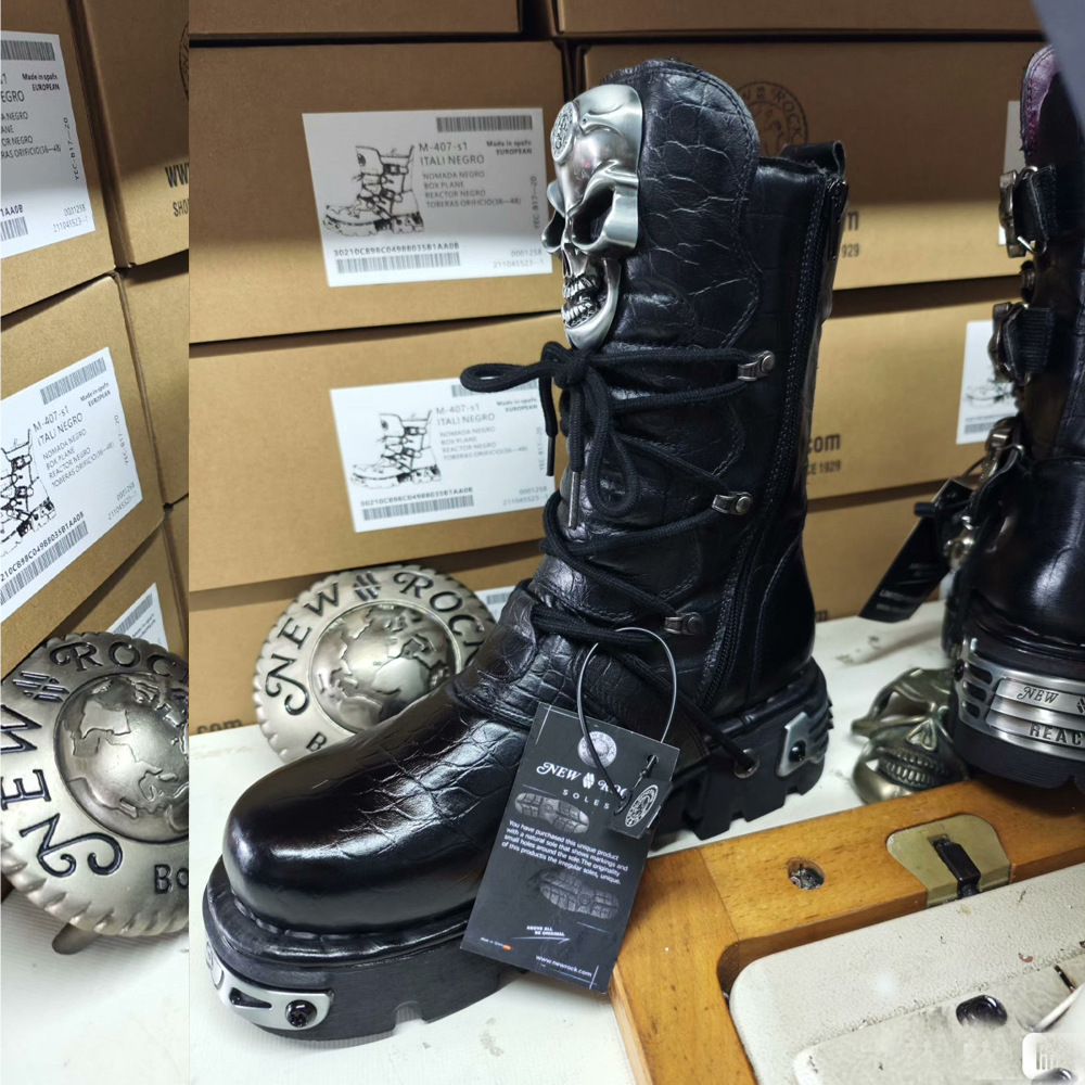 أحذية رجالية جديدة من الجلد ال - مراجعة Mens Fashion Combat Boots وسعره