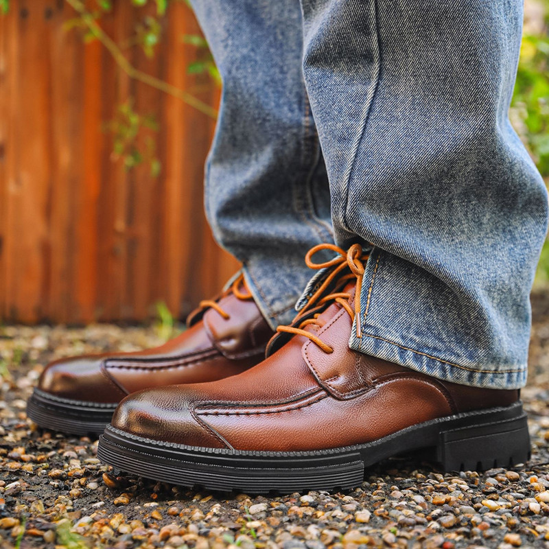 أحذية رجالية من تصميم مصمم أزي - مراجعة Mens Fashion Combat Boots وسعره