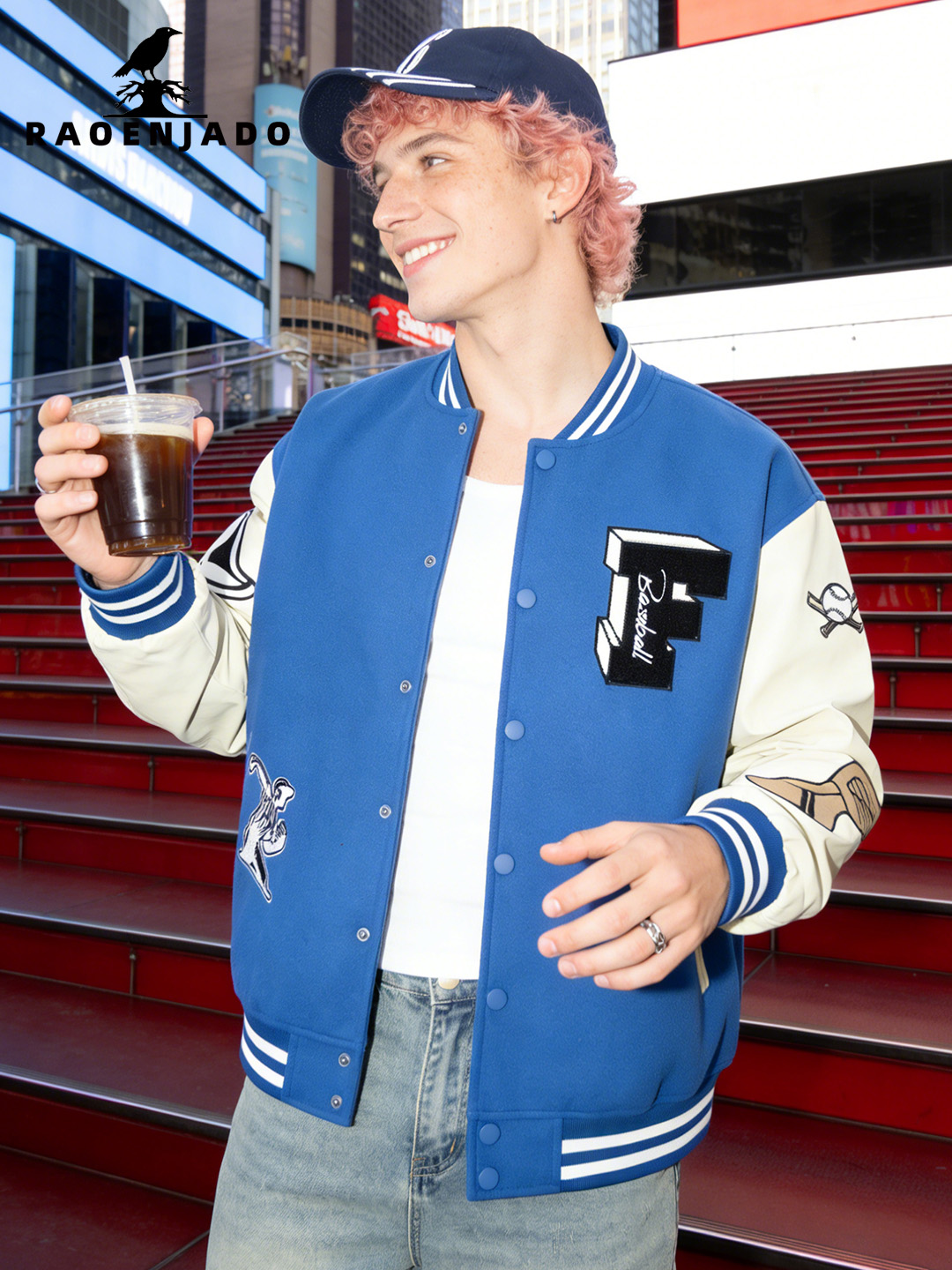 جاكيت رجالي على طراز الجامعة،  - مراجعة Varsity Jacket Letterman وسعره