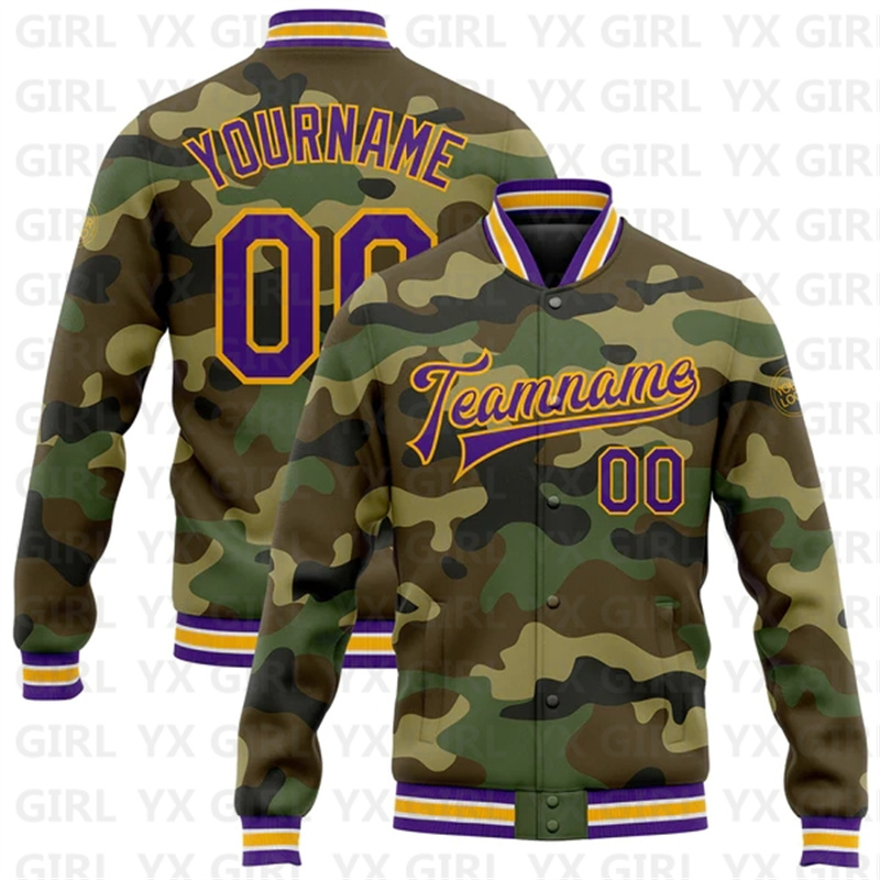 جاكيت بيسبول مخصص بتصميم كامو  - مراجعة Varsity Jacket Letterman وسعره