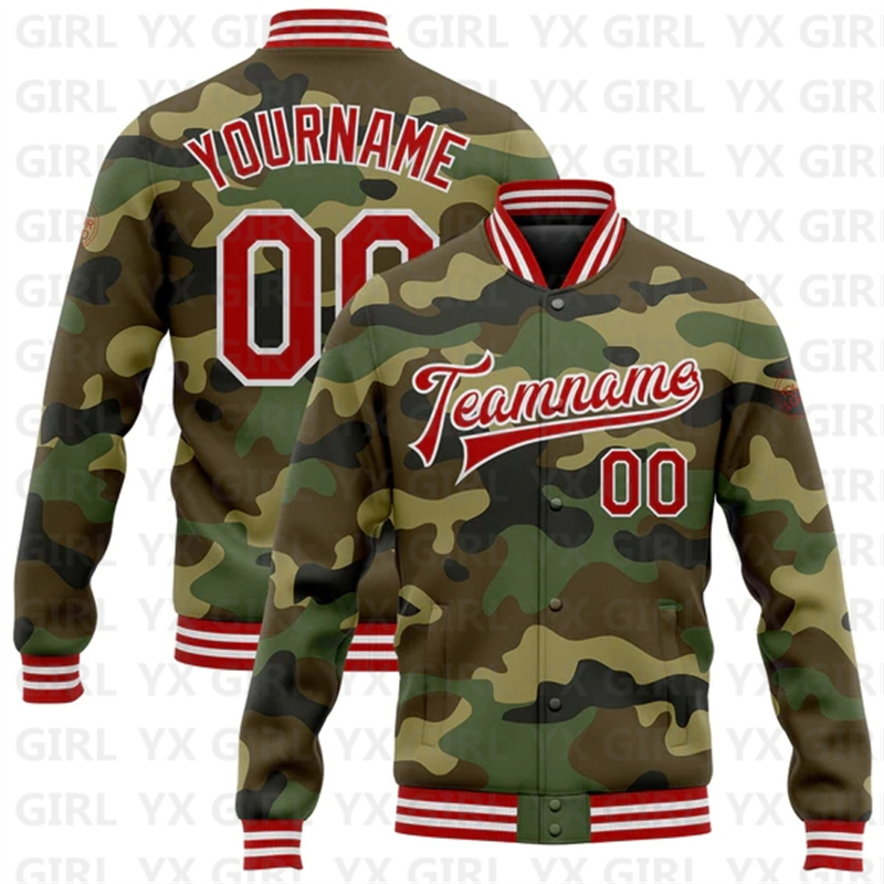 جاكيت بيسبول مخصص بتصميم كامو  - مراجعة Varsity Jacket Letterman وسعره