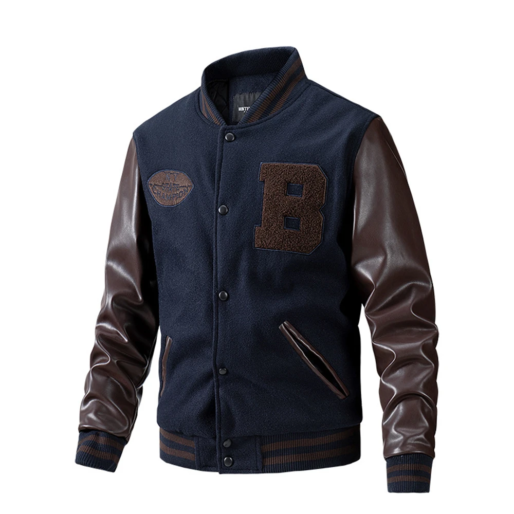 سترة اسكواش الرجال بولي كم كم  - مراجعة Varsity Jacket Letterman وسعره