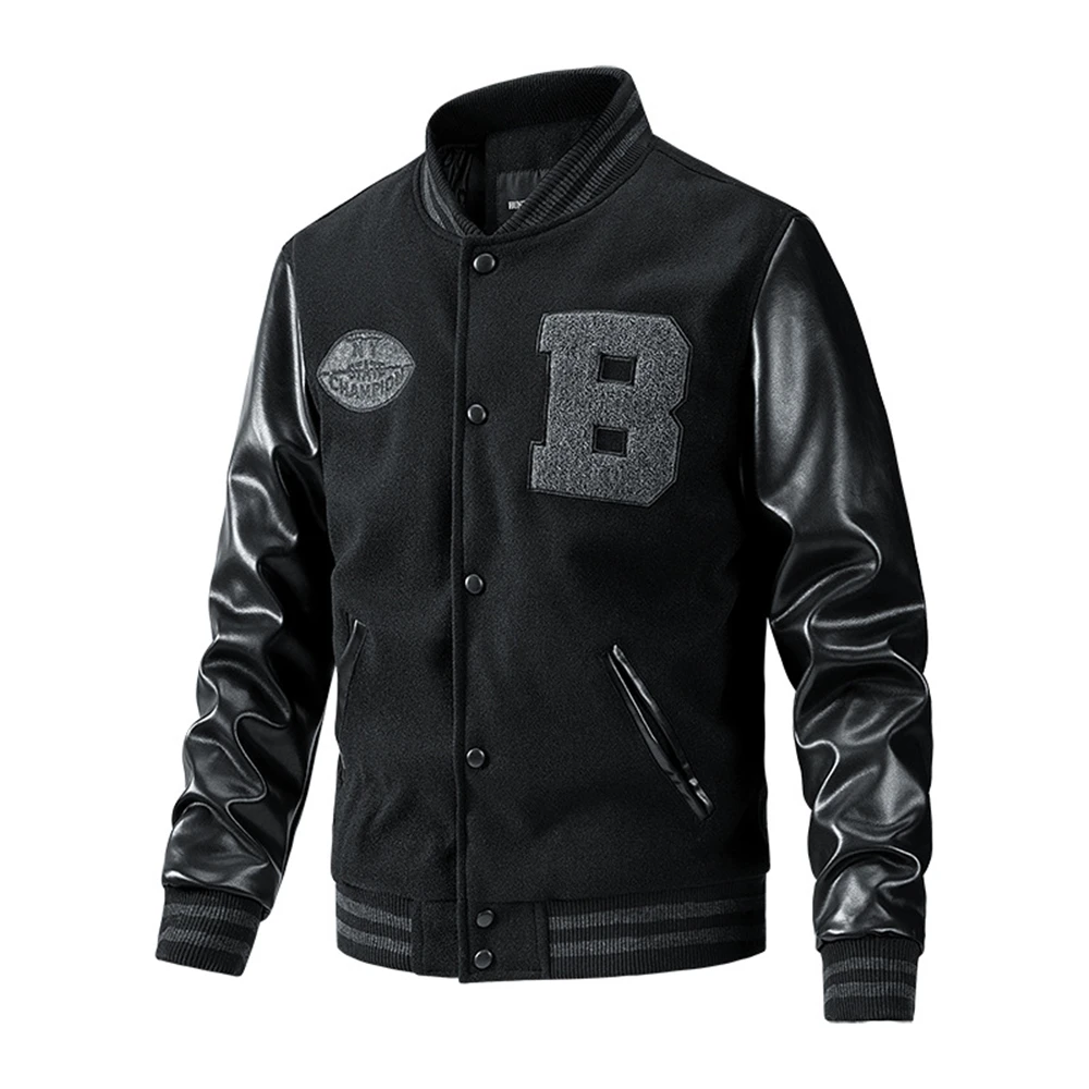 سترة اسكواش الرجال بولي كم كم  - مراجعة Varsity Jacket Letterman وسعره