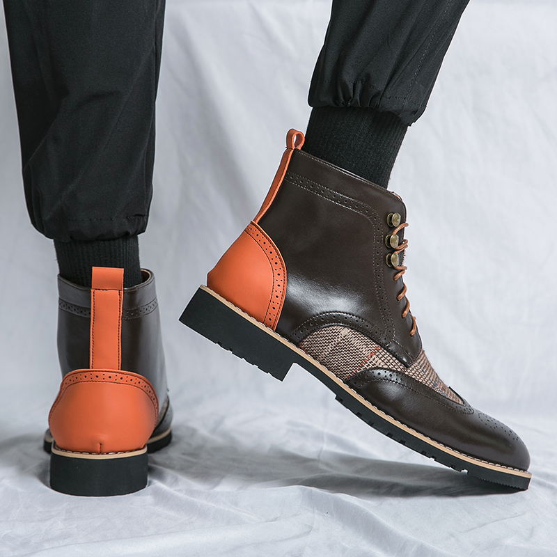 أحذية القتال في الهواء الطلق ا - مراجعة Mens Fashion Combat Boots وسعره