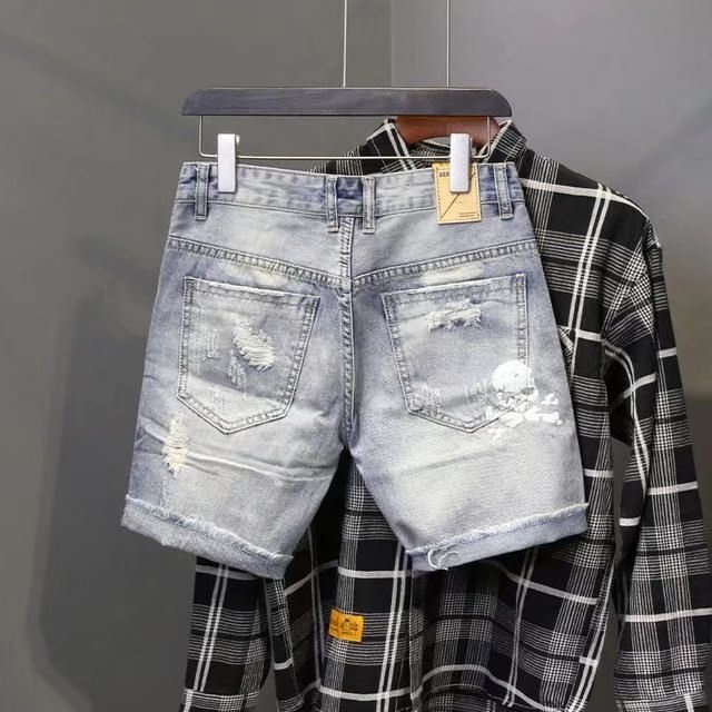 بنطلون جينز رجالي صيفي قصير مم - مراجعة Jeans Pants Fashion Men وسعره